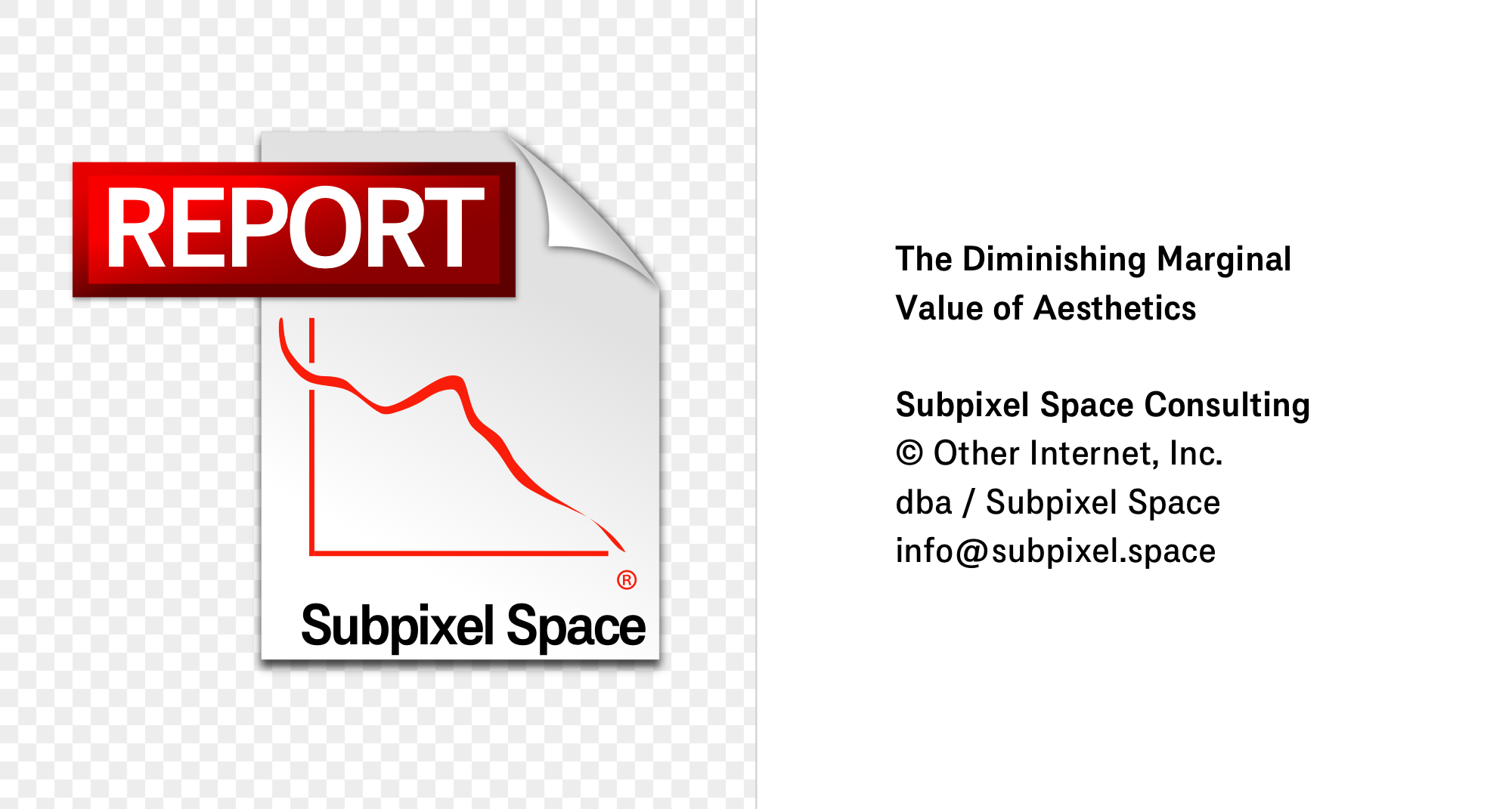 Thumbnail of Report: The Diminishing Marginal Value of Aesthetics